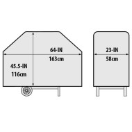 Housse premium BARON 5 brûleurs Broil King