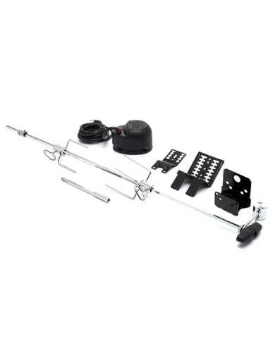 Rotisserie kit with mains-powered motor by Broil King