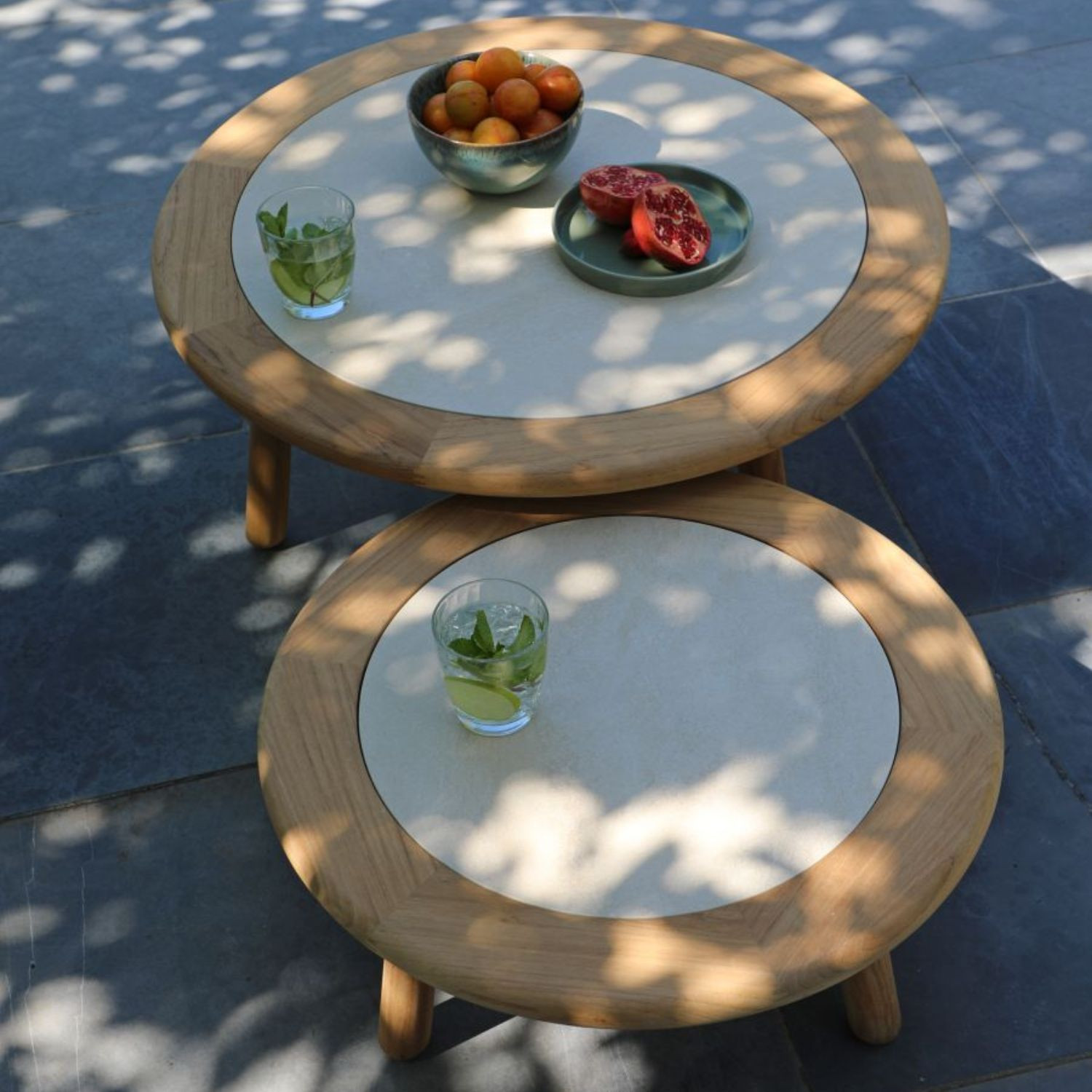 RIVIERA lounge set with 2/3-seater sofa by Les Jardins du Sud