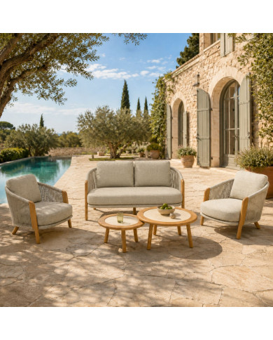 Salon RIVIERA canapé 2/3 places Les Jardins du Sud