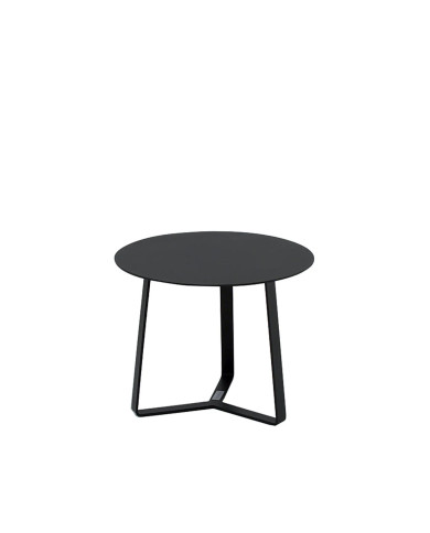 Table d'appoint anthracite Ø44 cm VERONE Les Jardins du Sud