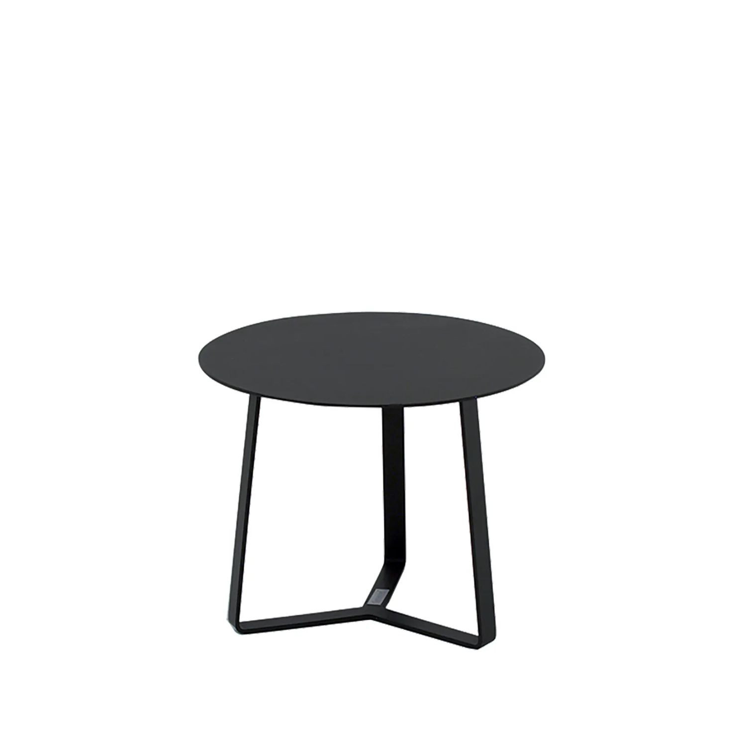 Table d'appoint anthracite Ø44 cm VERONE Les Jardins du Sud