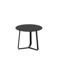 Table d'appoint anthracite Ø44 cm VERONE Les Jardins du Sud
