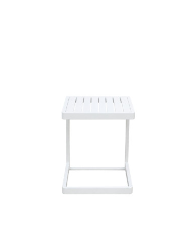 Table basse blanche CORAL Les Jardins du Sud