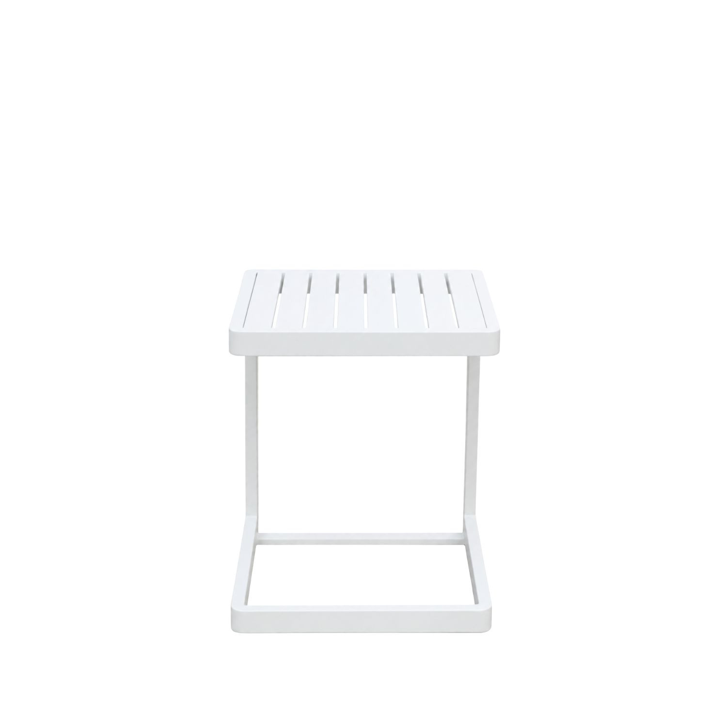 Table basse blanche CORAL Les Jardins du Sud
