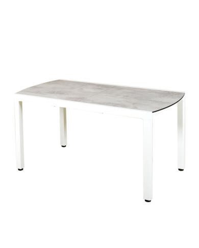 Table balcon extensible AMAKA blanche Les Jardins