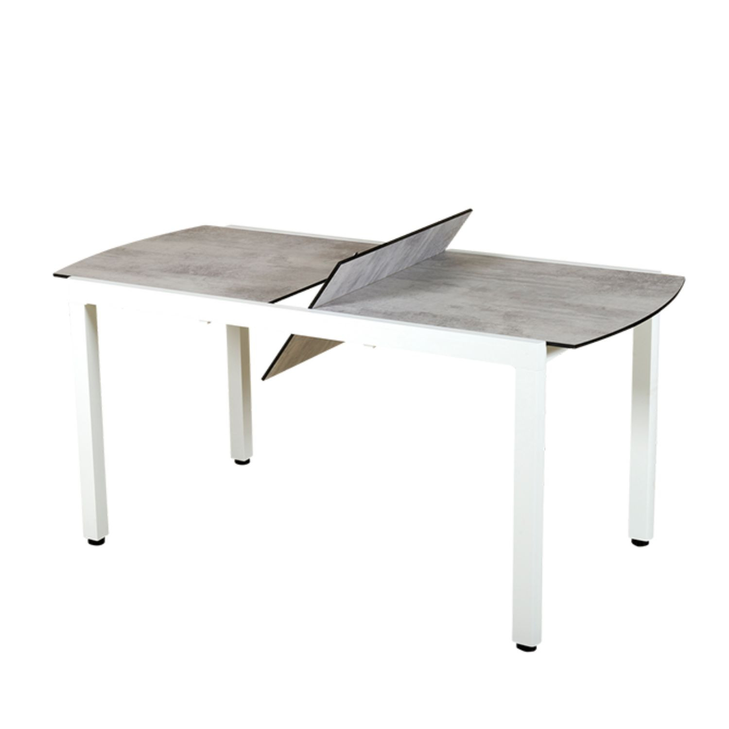 Extendable white balcony table AMAKA Les Jardins