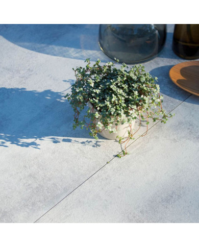 Extendable white balcony table AMAKA Les Jardins