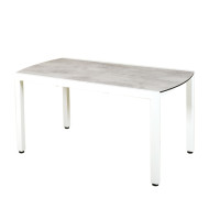 AMAKA extendable balcony table + 4 Les Jardins chairs