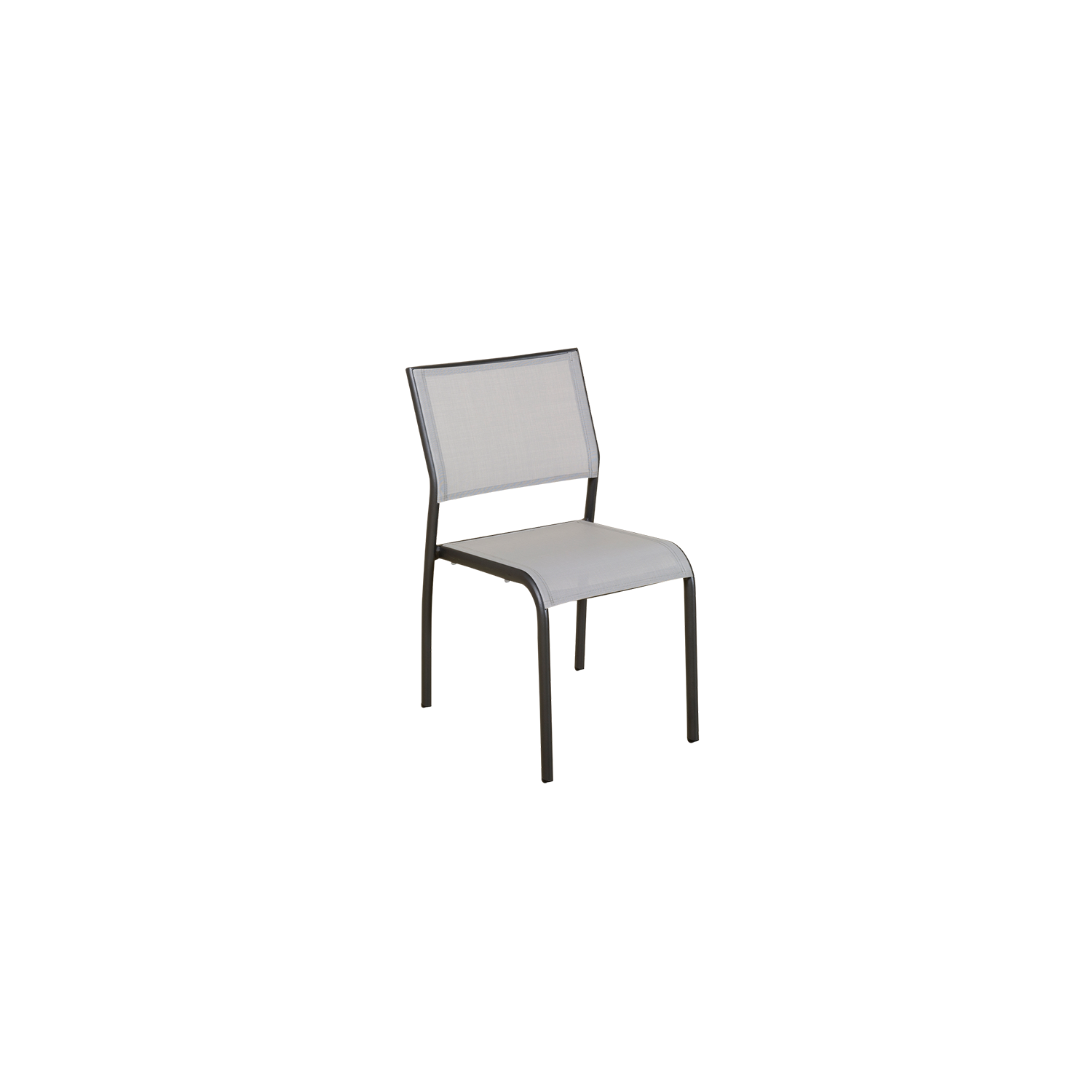 AMAKA grey extendable balcony table + 4 Les Jardins chairs