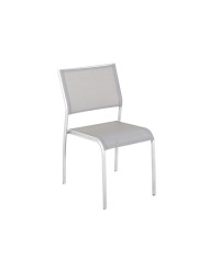 TIMEO stackable garden chair space grey Les Jardins