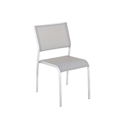 TIMEO white stackable garden chair Les Jardins