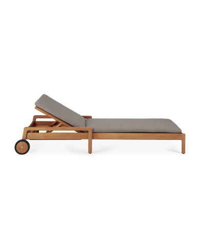 JACK Mocha sunlounger Ethnicraft