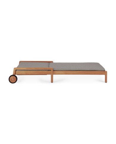 JACK Mocha sunlounger Ethnicraft