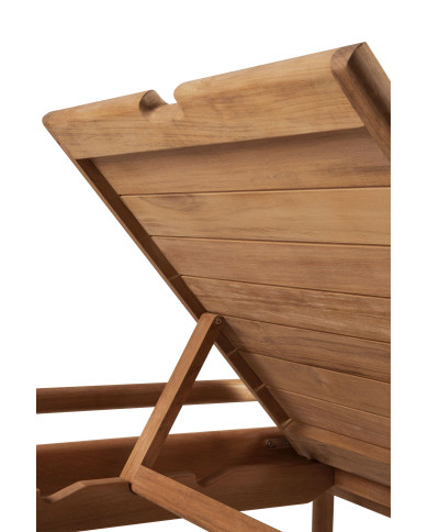 JACK Mocha sunlounger Ethnicraft