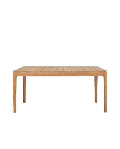 Table BOK Ethnicraft 162 cm + 4 chaises avec coussin