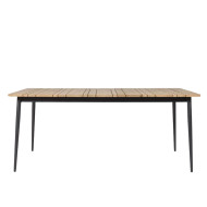 Table LEO Vincent Sheppard + 4 fauteuils LOOP fossil grey