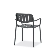 SUNNY dark grey armchair by Les Jardins du Sud