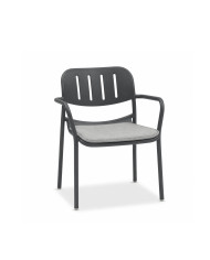 SUNNY beige armchair by Les Jardins du Sud