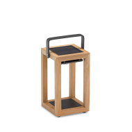 SOLEA PM solar teak lamp Les Jardins du Sud