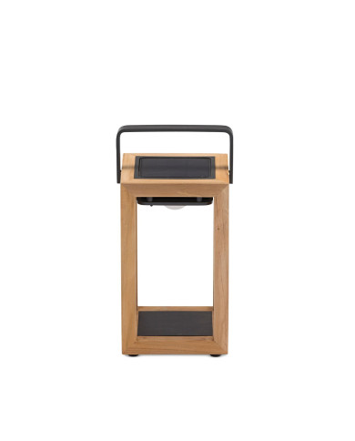 SOLEA PM solar teak lamp Les Jardins du Sud