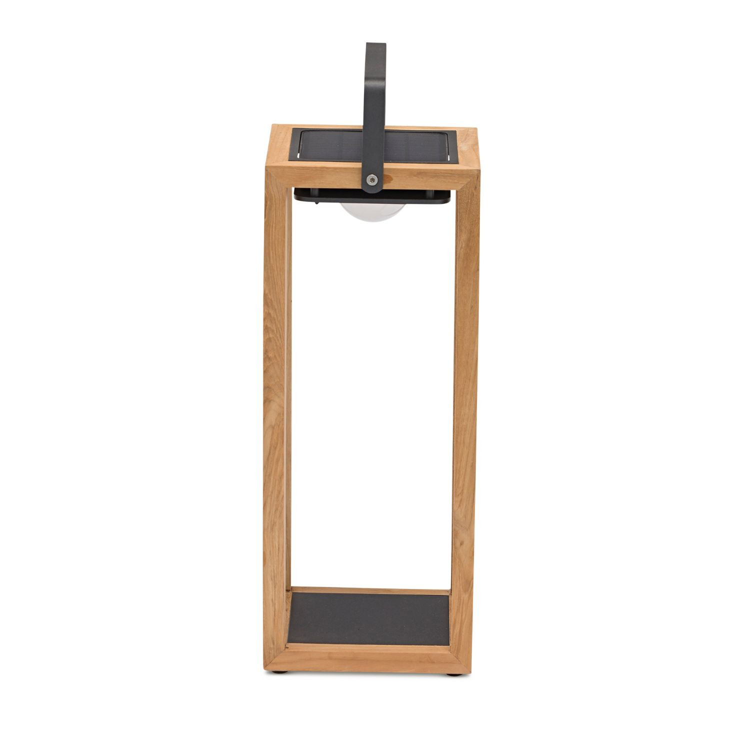 SOLEA GM solar teak lamp Les Jardins du Sud
