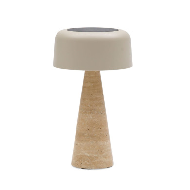 TERRA stone cone PM solar lamp Les Jardins du Sud