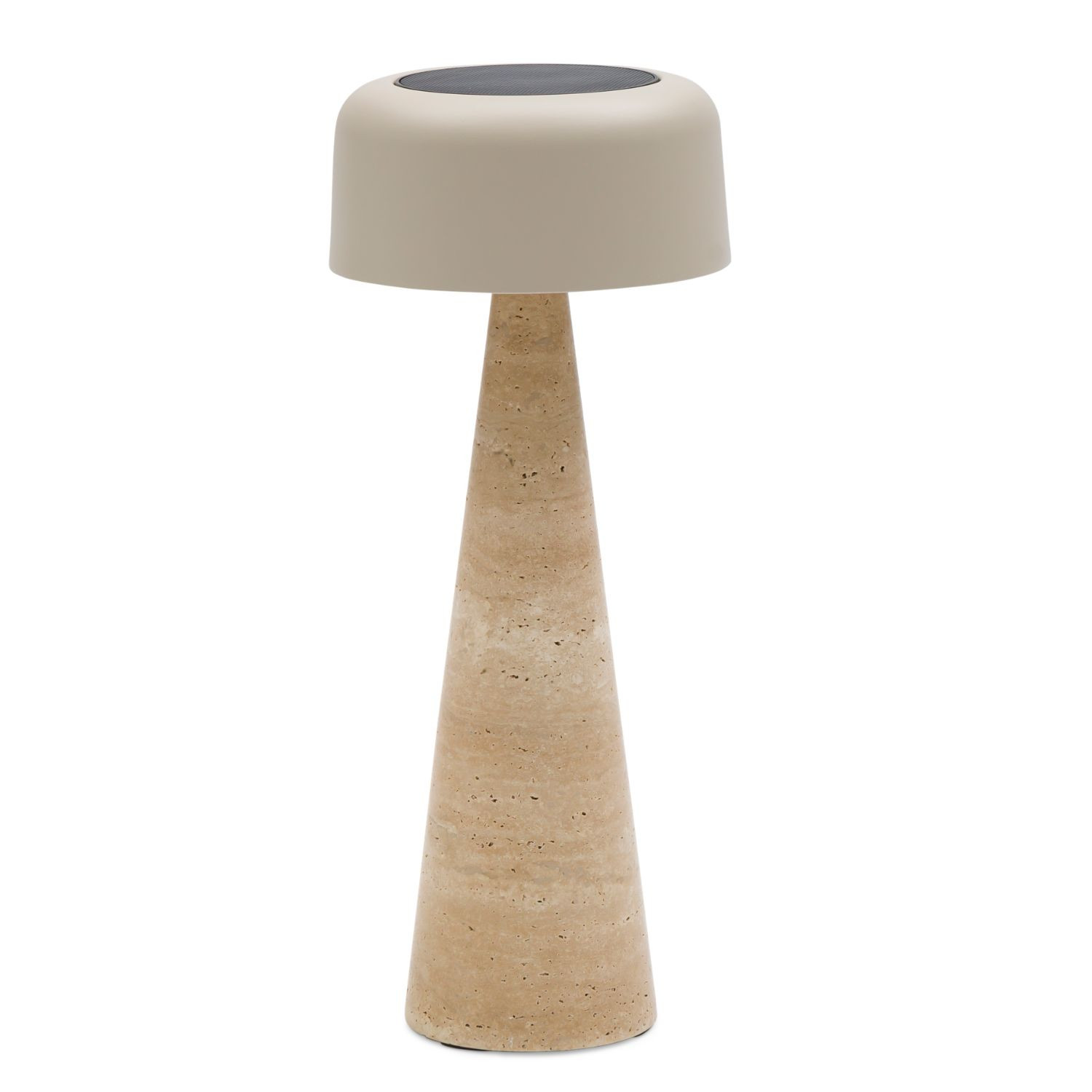 Lampe solaire TERRA Cône pierre GM Les Jardins du Sud