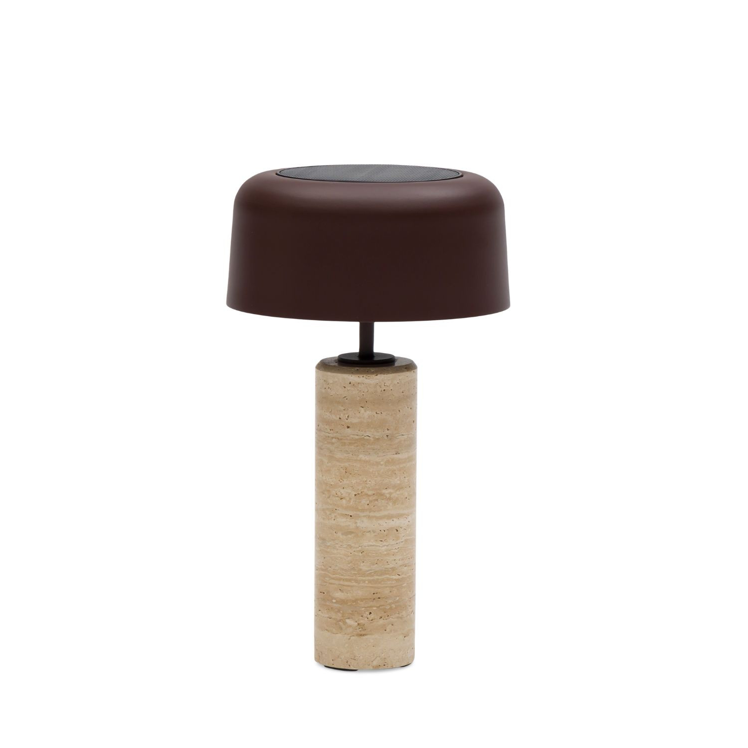 TERRA stone cylinder GM solar lamp Les Jardins du Sud