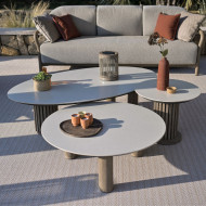 CHESTER oval low table Les Jardins