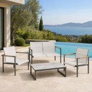 BASTINGAGE anthracite garden lounge set Les Jardins