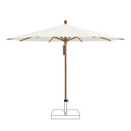 PIAZZA® Off White round parasol Ø250 cm Glatz