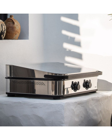 Plancha gaz ENOSIGN 65 inox ENO avec couvercle