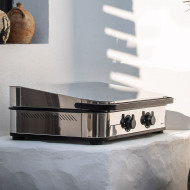 ENOSIGN 65 stainless steel gas plancha ENO with lid