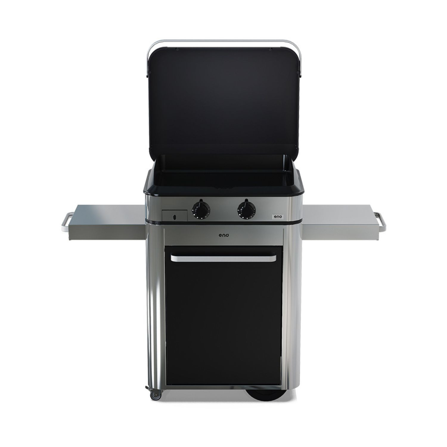 Combo plancha gaz ENOSIGN 65 inox sur chariot ENO