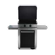 Combo plancha gaz ENOSIGN 65 inox sur chariot ENO