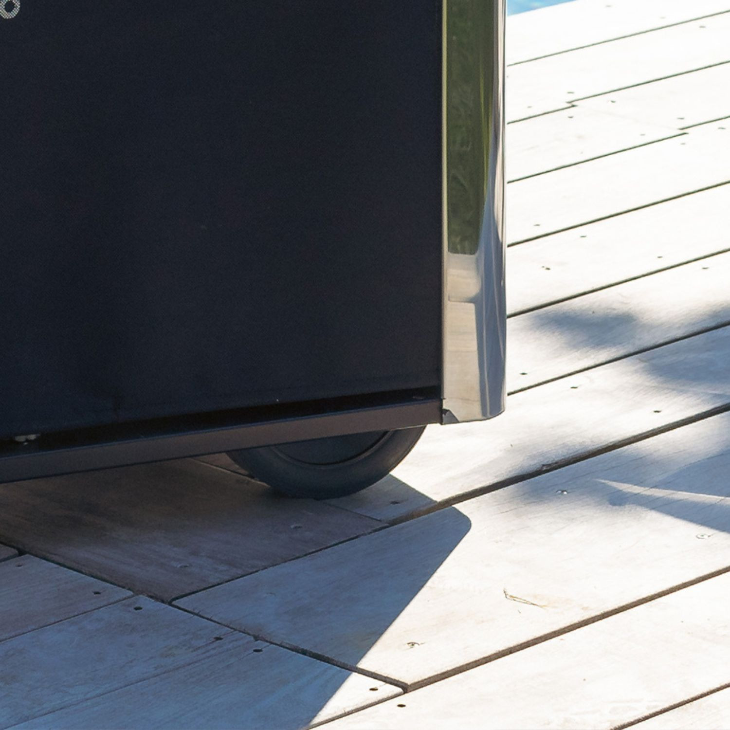ACHILLE stainless steel trolley with curtain ENO