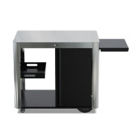 ACHILLE stainless steel trolley with door ENO