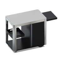 ACHILLE stainless steel trolley with door ENO