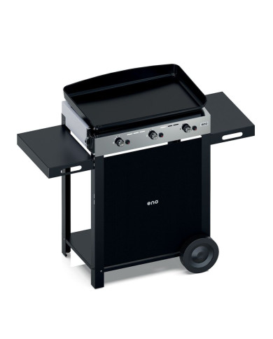 Combo plancha gaz INITIAL 65 inox sur chariot ENO