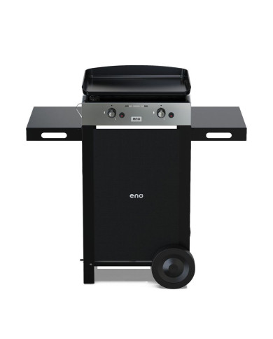 Combo plancha gaz INITIAL 50 inox sur chariot ENO