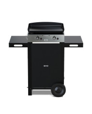 INITIAL 65 stainless steel gas plancha combo on trolley ENO