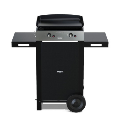 INITIAL 50 stainless steel gas plancha combo on trolley ENO