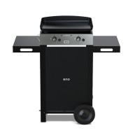 INITIAL 50 stainless steel gas plancha combo on trolley ENO