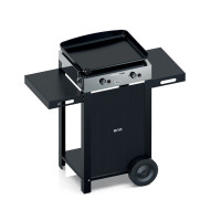 Combo plancha gaz INITIAL 50 inox sur chariot ENO
