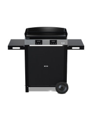 Combo plancha électrique INITIAL 50 inox sur chariot ENO