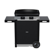Combo plancha électrique INITIAL 65 inox sur chariot ENO