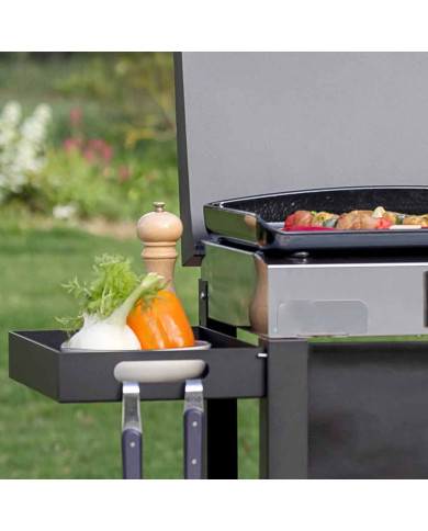 Combo plancha électrique INITIAL 50 inox sur chariot ENO