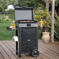 Combo plancha électrique INITIAL 50 inox sur chariot ENO