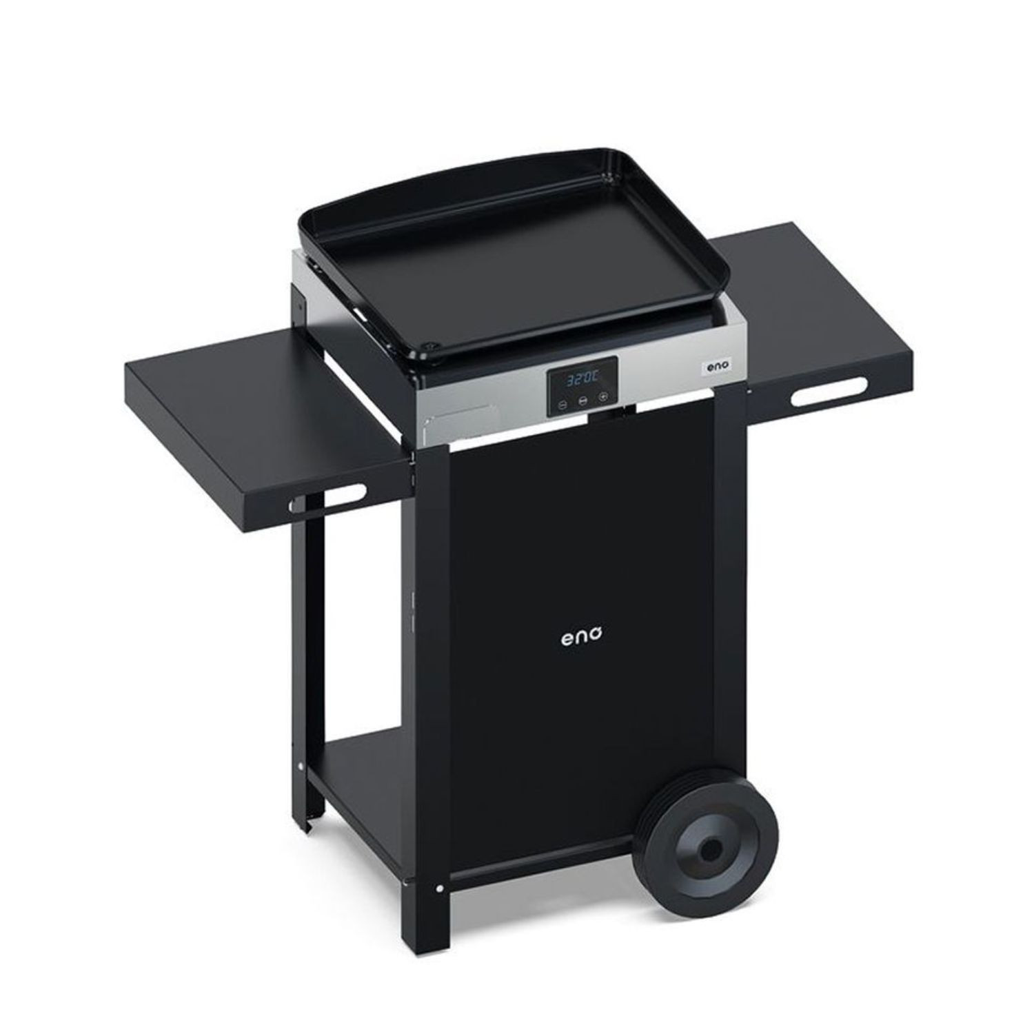 Combo plancha électrique INITIAL 50 inox sur chariot ENO
